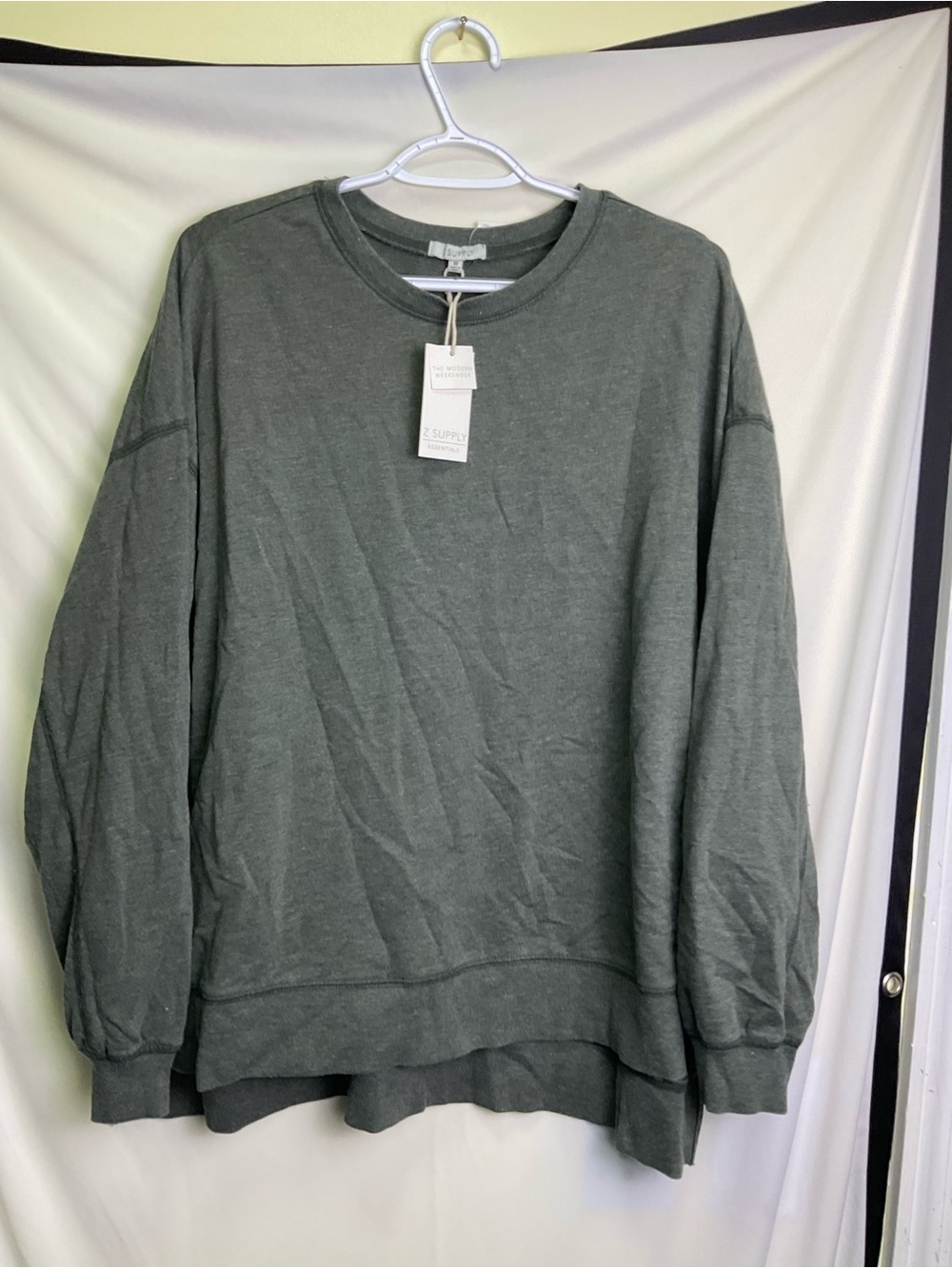 Z Supply Modern Weekender Sweatshirt - Dark Green
